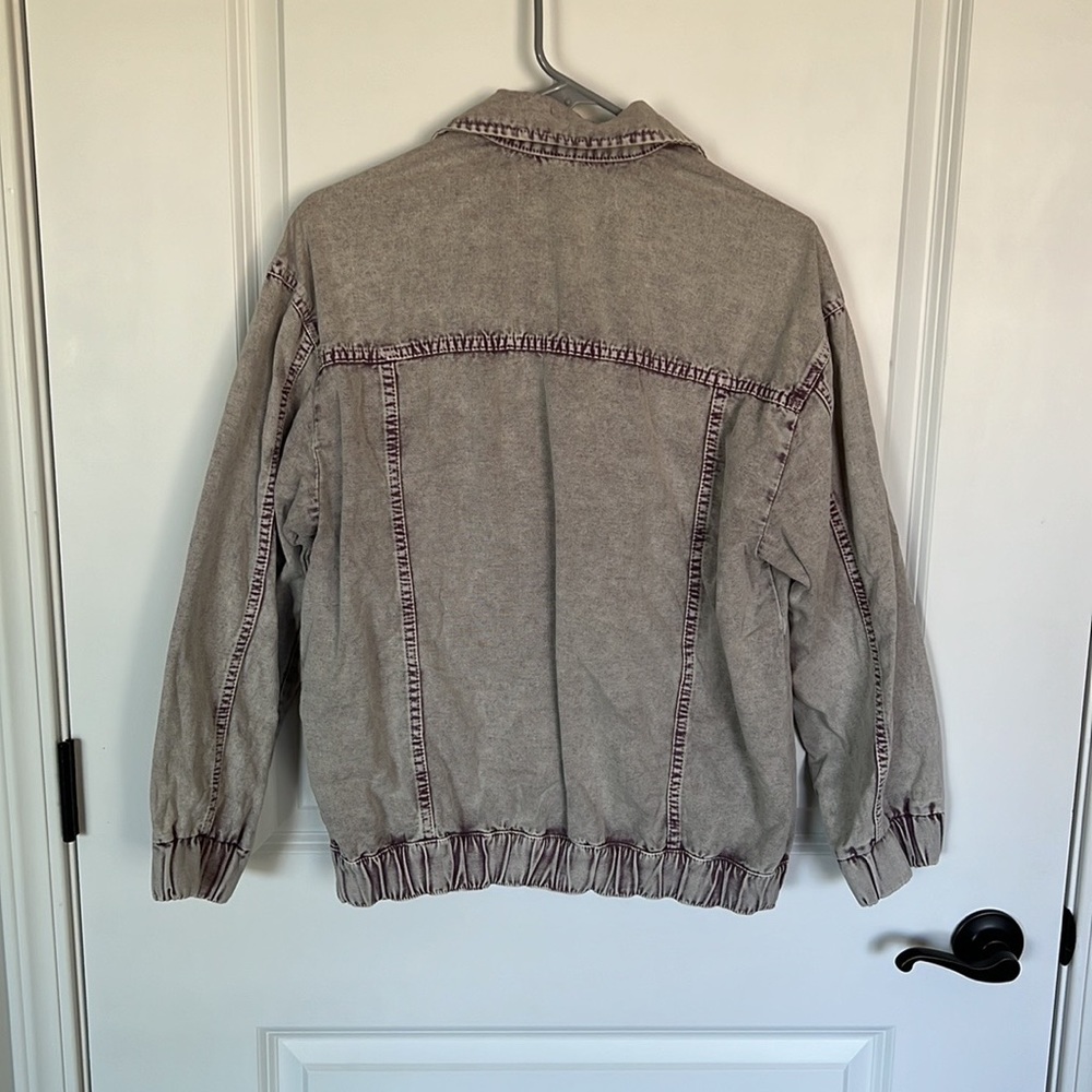 Zara Washed Effect Denim Jacket. - image 2